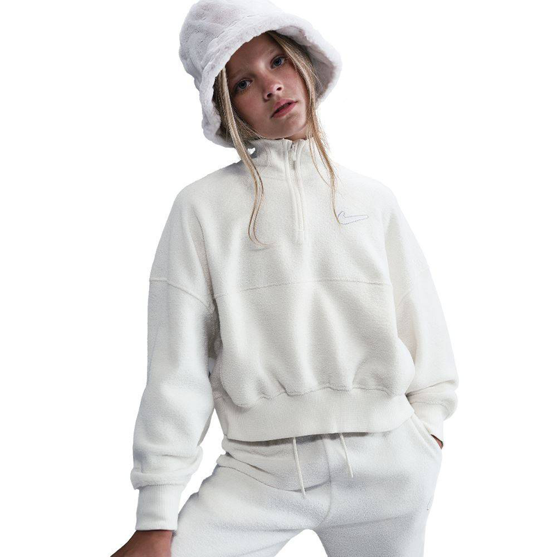 Nike sportswear girls long-aleeve fleece top-null