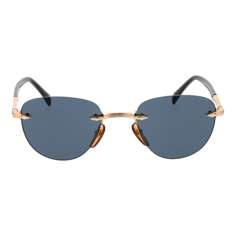 Rose gold metal sunglasses-null