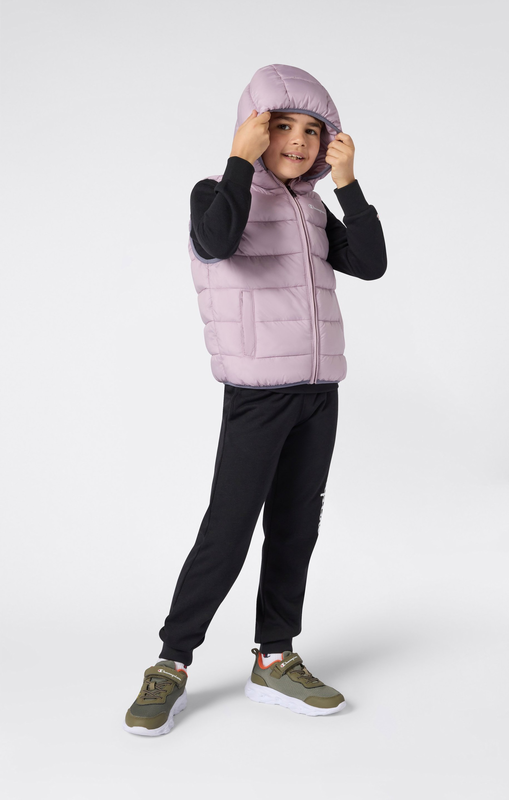 Champion girl's hooded full zip vest-null