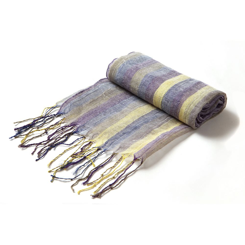 Multicolor textile scarf-null