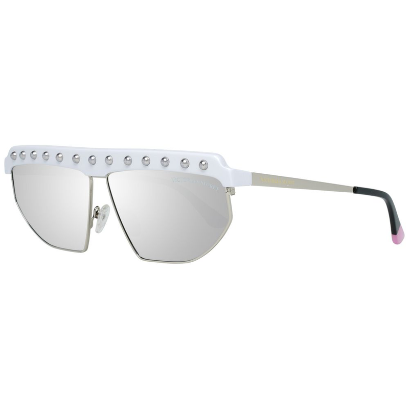 White metal sunglasses-null