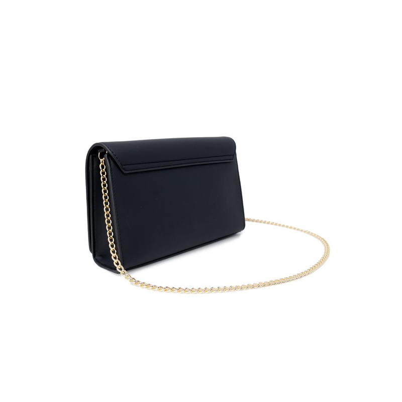 Black polyethylene handbag-null