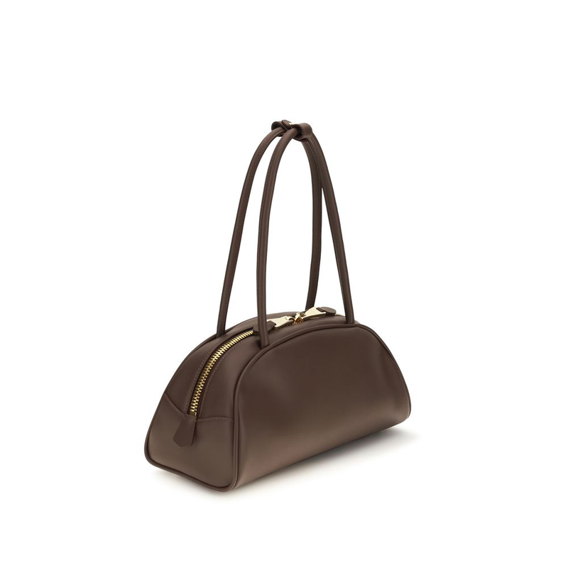Brown calf leather bos taurus shoulder bag-null