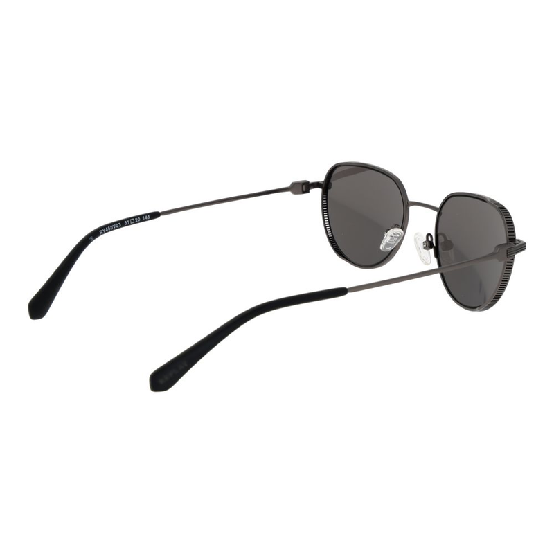 Gray metal sunglasses-null