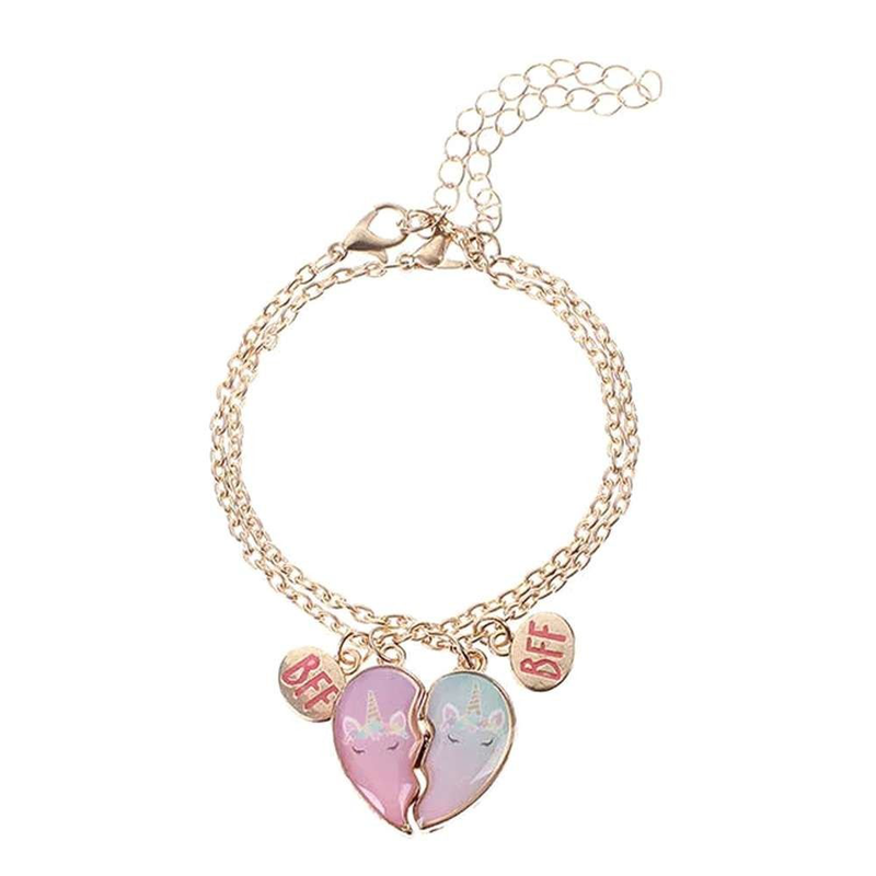 Team unicorn bracelets bff rainbow unicorn-null