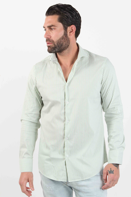 800-25-004 shirt 100cot, Green, medium
