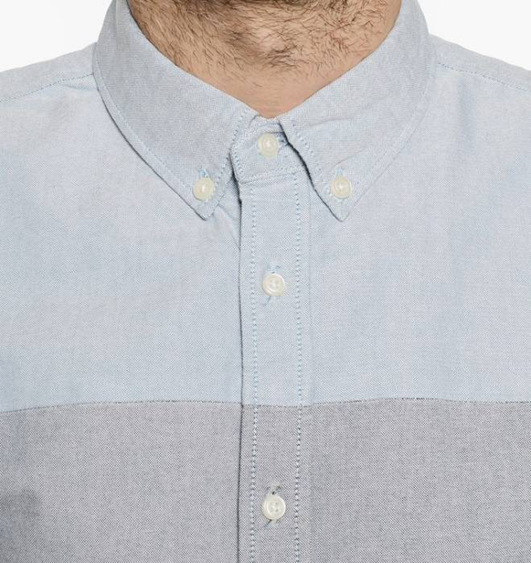 Oxford panel shirt mens-null
