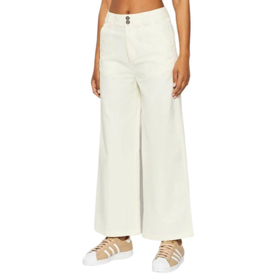 Womens wide leg carpenter pant, Egret, medium