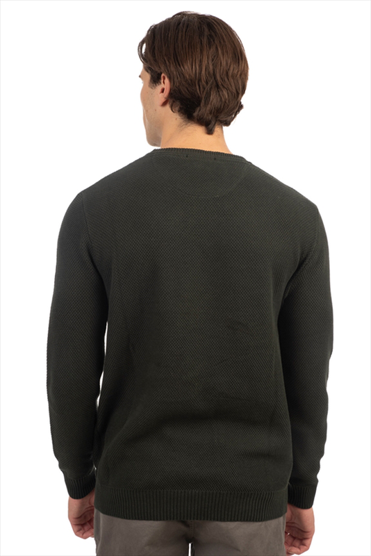 Basic cotton round neck knitwear image number null