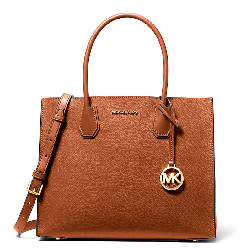 Brown fur handbag-null