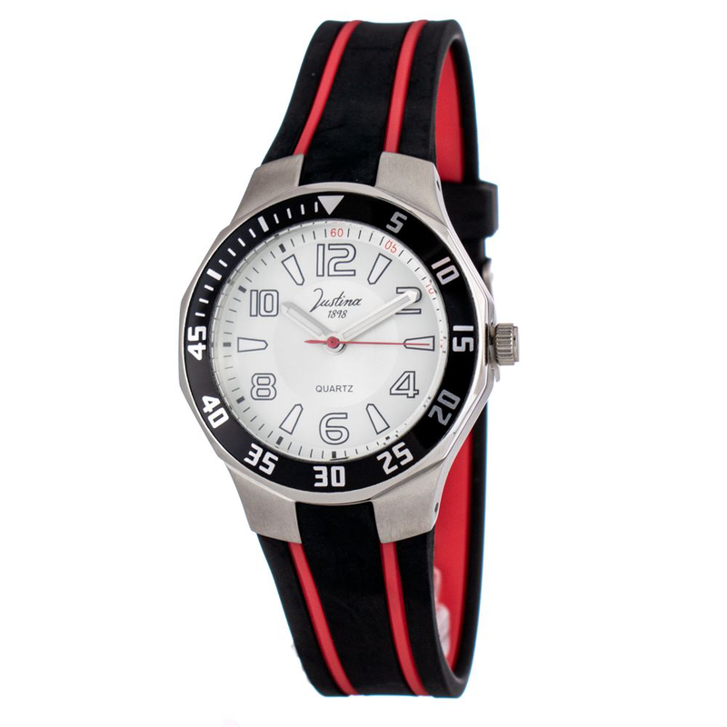 Black rubber sport watch-null