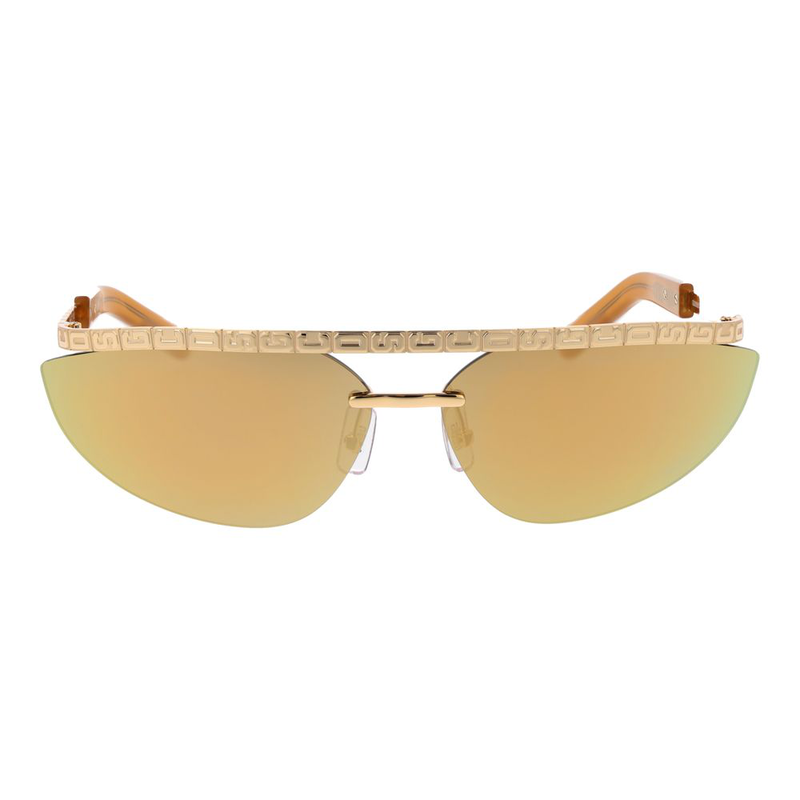 Gold metal sunglasses-null