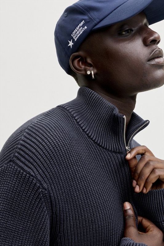 Jackjones jjedetroit knit half zip styd aw25-null