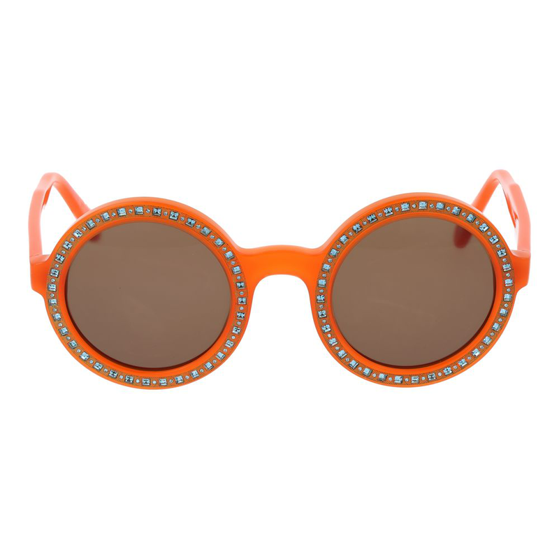 Orange acetate sunglasses-null