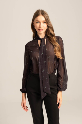 Natasha top - mind matter, Black, medium