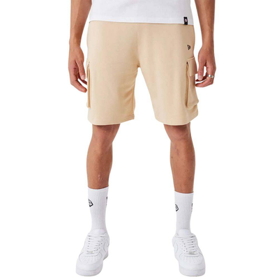 New era essentials cargo short, Cream, medium