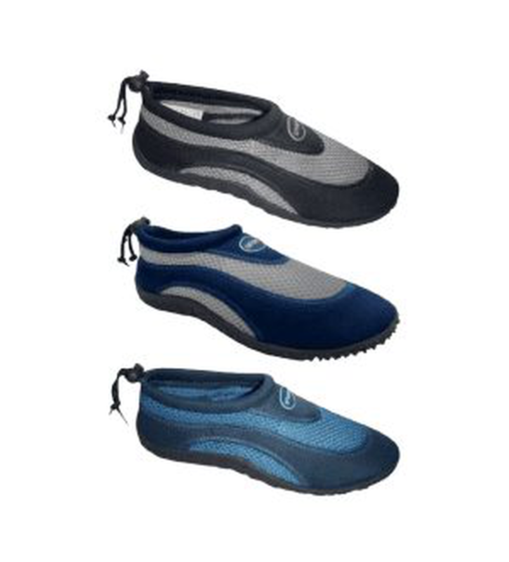 Mens aquasocks - navy blue , 42-null