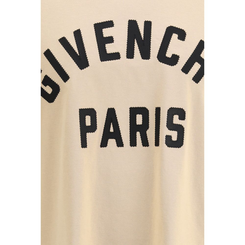 Beige cotton t-shirt-null