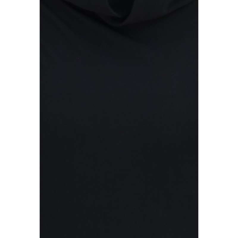 Black viscose cocktail dress-null