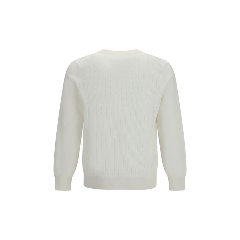White cotton sweatshirt-null