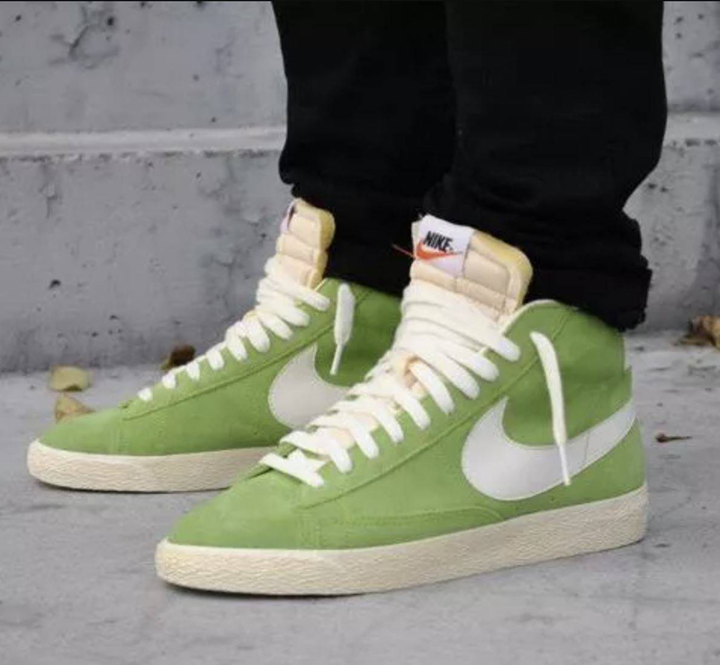 Blazer mid premium vintage suede-null