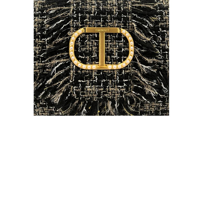 Black pu women shoulder bag-null