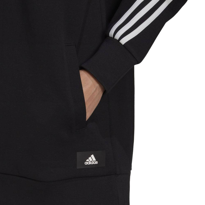Women fi 3-stripes long hoodie image number null