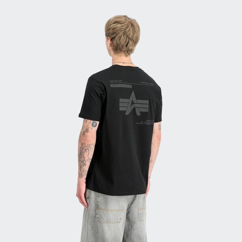 Label back print t-shirt-null