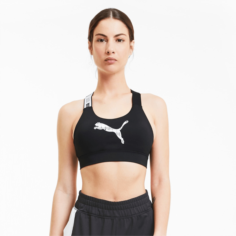 Puma mid impact feel it women's training bra-null