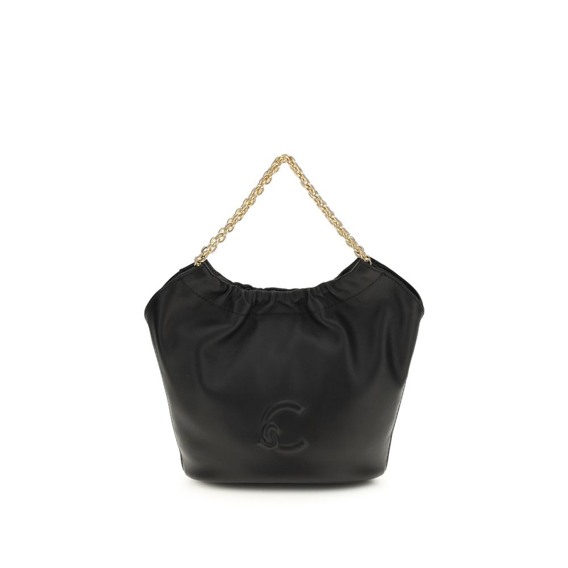 Black calf leather bos taurus shoulder bag-null