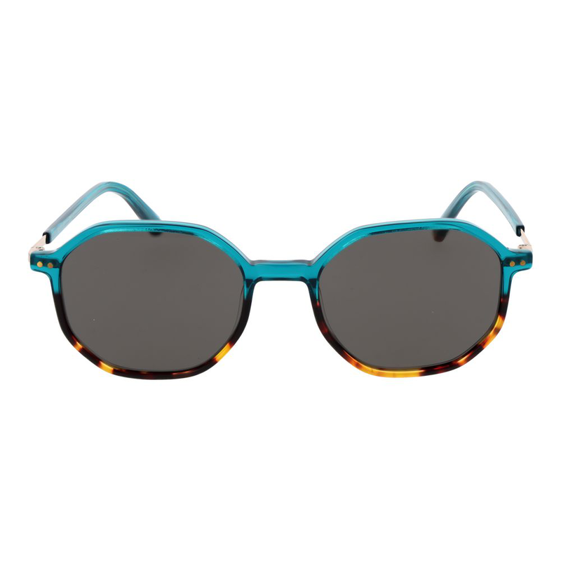 Turquoise plastic sunglasses-null