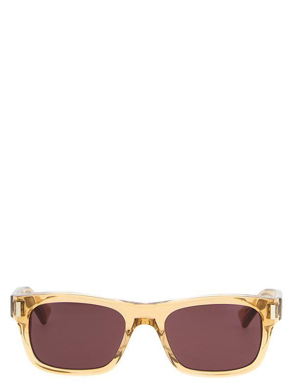Beige acetate sunglasses-null