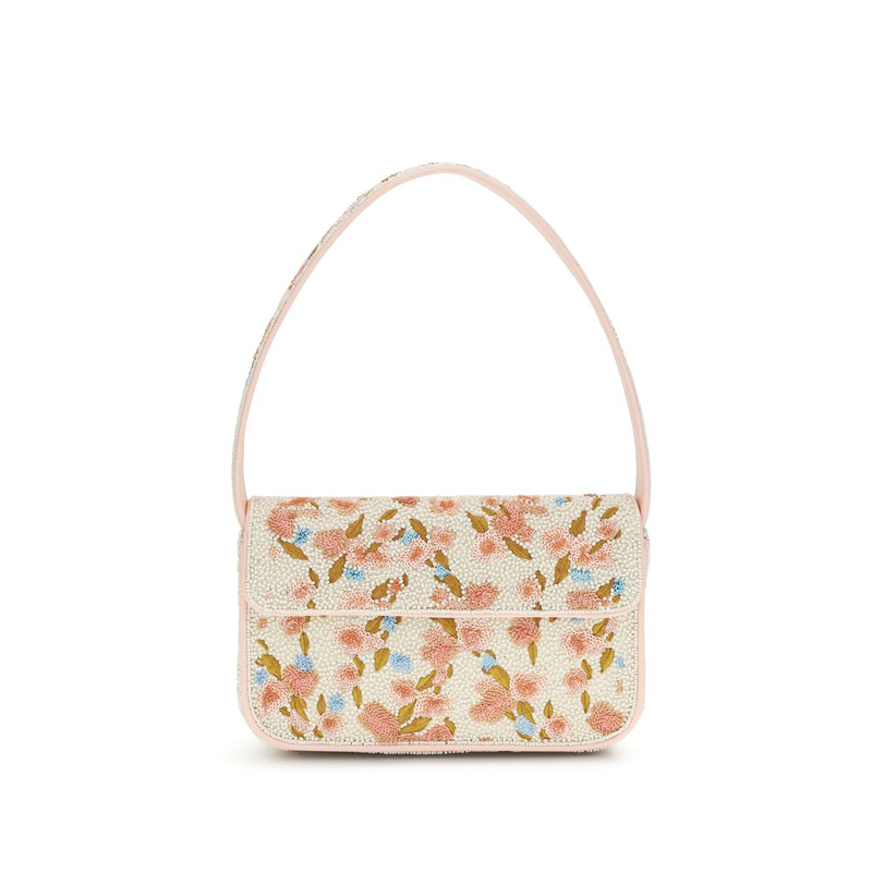 Multicolor glass shoulder bag-null