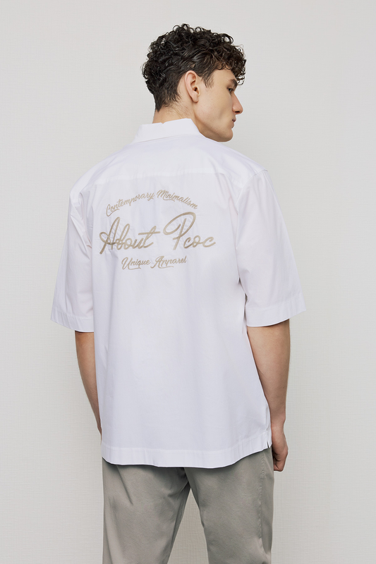 Product image: Pcoc back print s/s cotton shirt-null