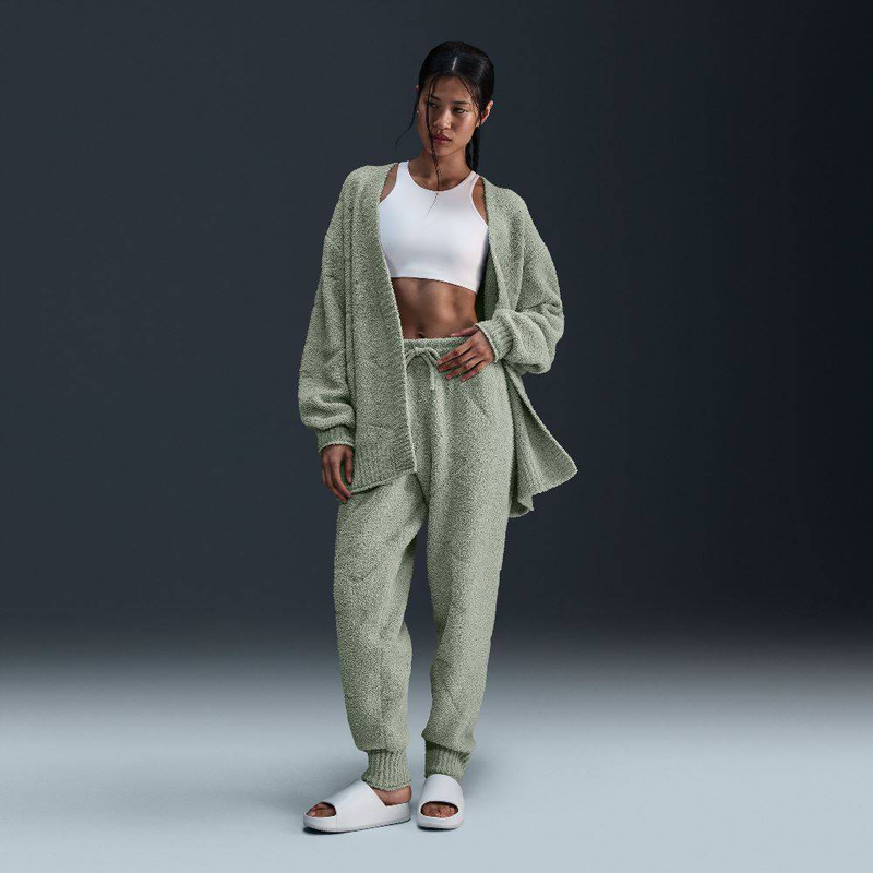 Nike sportswear phoenix cozy boucle oversized womens knit pant-null