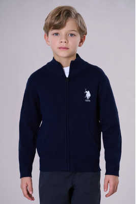 U.s. Polo assn knitted cardigan, Navy, medium