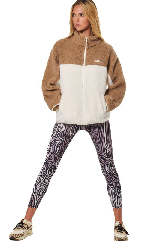 Women's faux-sheepskin jacket-null