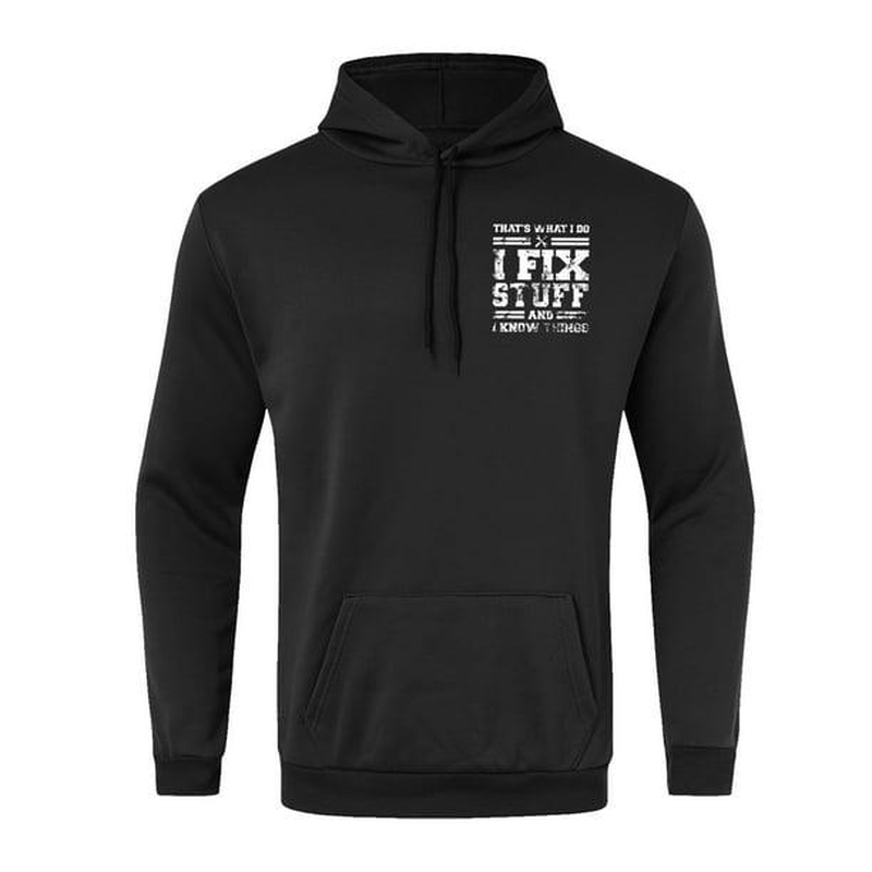 Product image: Hoodie i fix stuff and know things-null