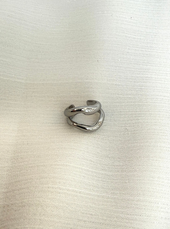 "mira silver" ear cuff-null