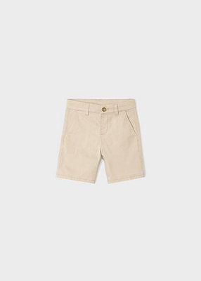 Βερμουδα λοξοτσεπo καπαρτινε basic, Beige, medium