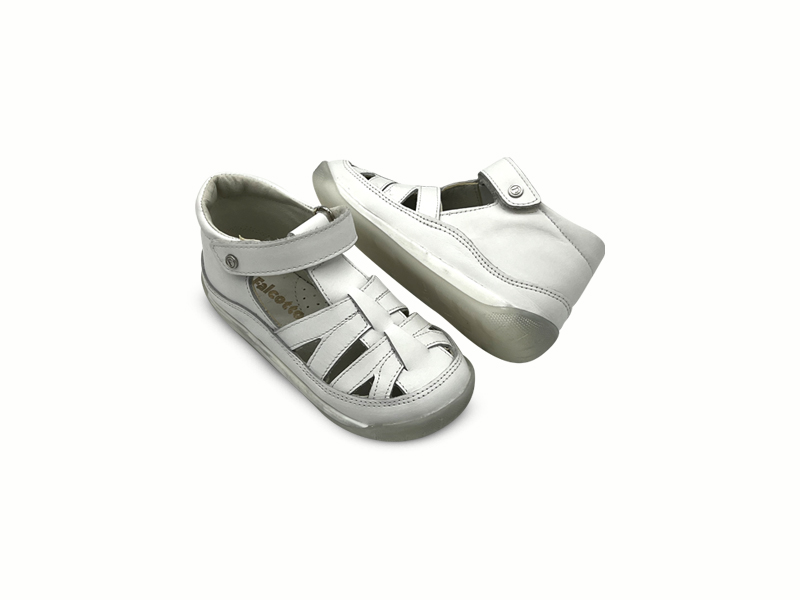 White leather sandals natfa13-null