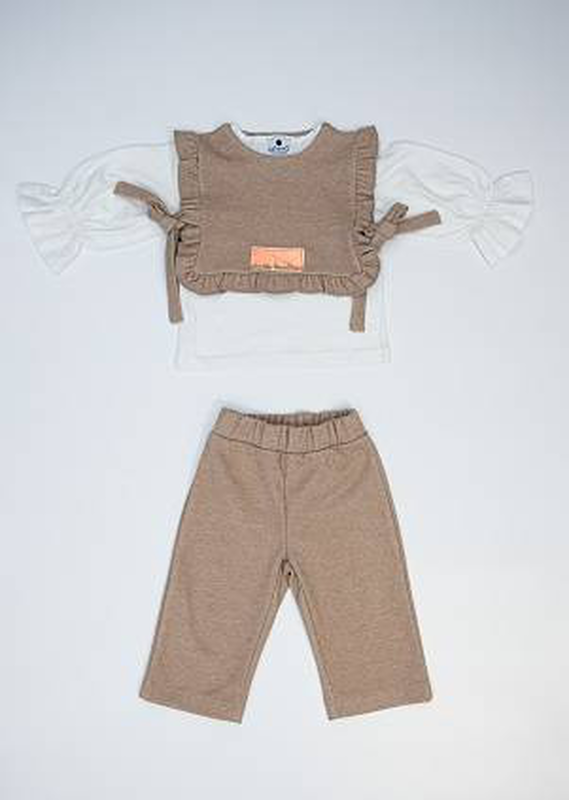 Product image: Εκρου σετ 3 τεμαχια με γιλεκο ζακαρ 1-6 χρονων-null