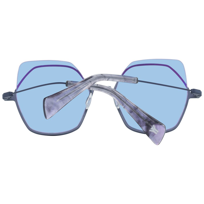 Gray metal & plastic sunglasses-null