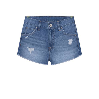 Patty short shorts kids girl, Denim, medium