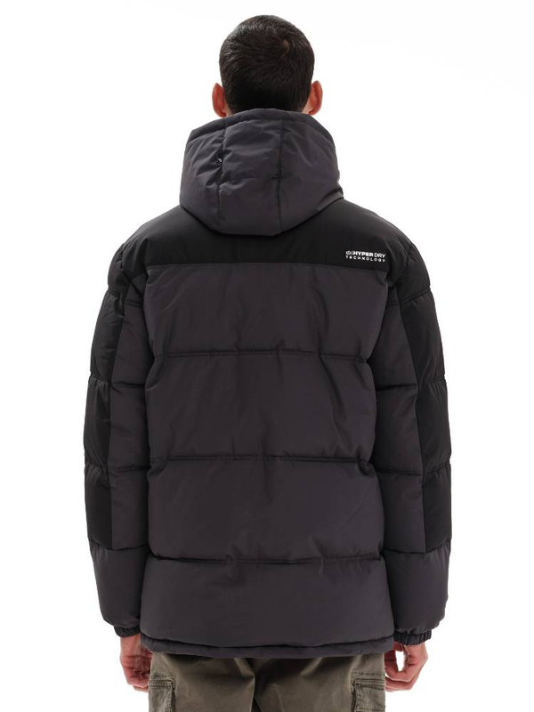 Men&rsquo;s hooded puffer jacket-null