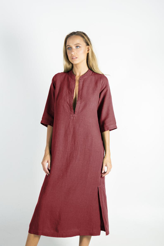 Jasmine linen dress-null
