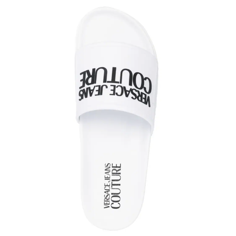 Versace jeans logo sliders (white)-null