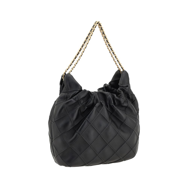 Black calf leather bos taurus shoulder bag-null