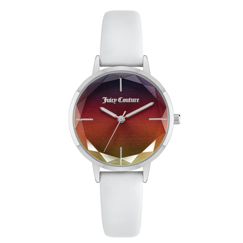 White plastic dress watch-null