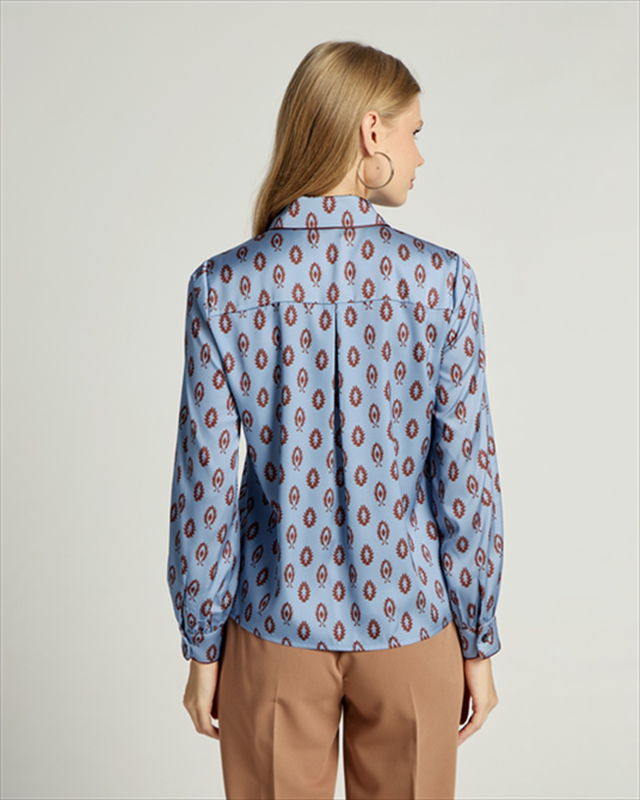 Shirt satin printed image number null